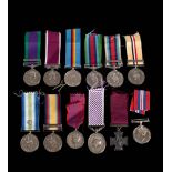 A collection of reproduction British medals.