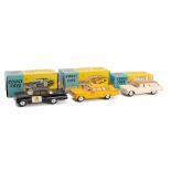 Corgi boxed group of three: 219 Plymouth Sports Suburban Station Wagon,