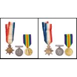 Three WWI medals: 1914-15 Star 'K.