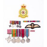 A WWII AFC group of five to Flight Lieutenant Brian Hope Reece RAF: Air Force Cross, War Medal,