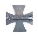 An 1870 Imperial German Prussian Iron Cross: 1st Class, the pin stamped 'G'.