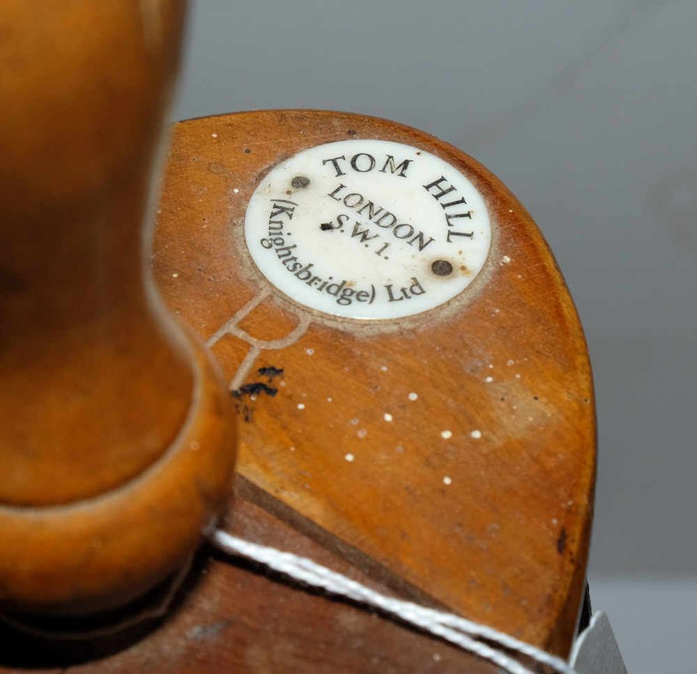 A pair of Tom Hill black leather riding boots with trees: and one other pair of black leather - Image 2 of 4