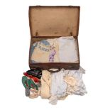 A collection of Edwardian and later christening gowns and children's white wear: including several