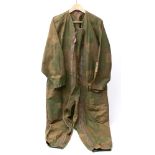 A rare WWII Special Operation Executive SOE Agents 'Striptease Suit' Jumpsuit: the hand screened