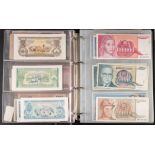 An album of World Banknotes.