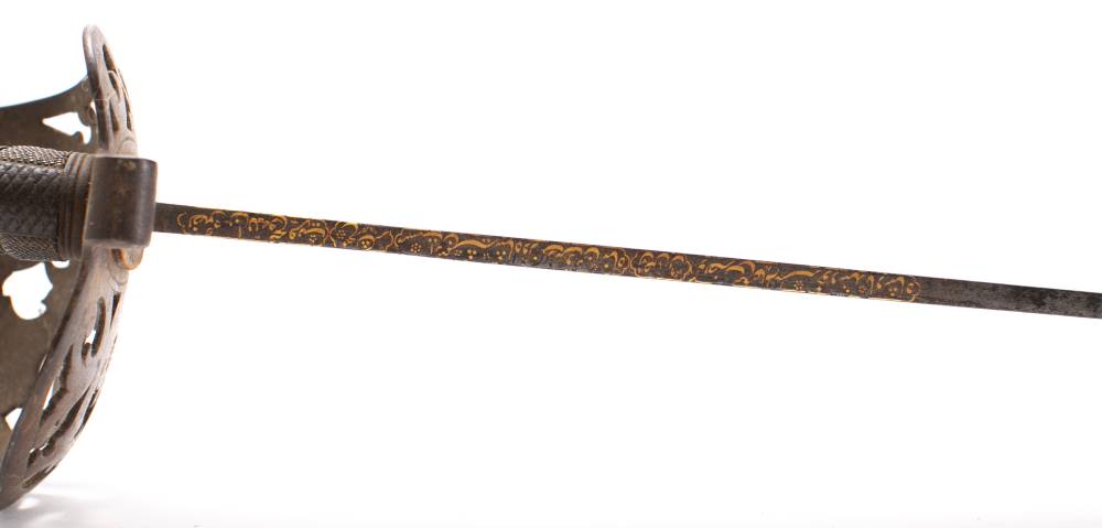 A late 18th/early 19th century Persian made? European pattern Light Cavalry sword: the slightly - Image 4 of 5