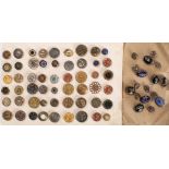 A small collection of early 20th century buttons.