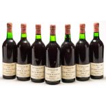 Seven bottles of Taylor Fladgate Vintage port, 1970,