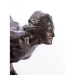 After Charles Sykes 'Spirit of Ecstacy': a large bronzed effect statue,