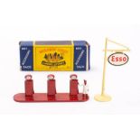 Matchbox Regular Wheels Accessory Pack A1 Esso Petrol Pumps: red and white with attendant and