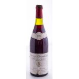 A bottle of Gevrey-Chambertin 1er cru Les Corbeaux 1983: