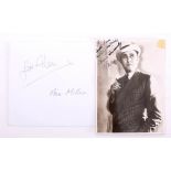 Max Miller (1894-1963) A signed photograph: together with a collection of various signed publicity