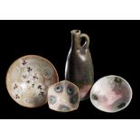 *Marianne de Trey [1913-2016] three porcelain bowls and a ewer: two of circular form and one of