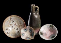 *Marianne de Trey [1913-2016] three porcelain bowls and a ewer: two of circular form and one of
