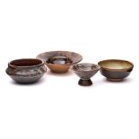 *Mark Melbourne [Contemporary] for Muchelney Pottery four stoneware bowls: all circular,