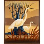 * Franco [Contemporary]- Storks,:- a pair, signed FRANCO oils on canvas, each 110 x 90cm.