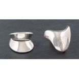 Nanna Ditzel for Georg Jensen, two silver rings,: including model number 91, designed 1955,