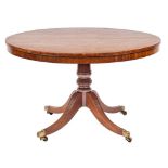 A Regency mahogany breakfast table, early 19th century,
