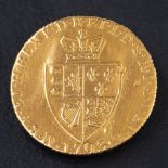 A George III Spade Guinea 1793 coin,: with brooch mounts to verso, diameter ca. 24.
