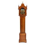 The Enfield Clock Co, London, a 20th century chiming grandmother clock: the eight-day duration,