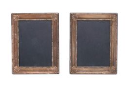 A pair of Elizabeth II silver photo frames, maker Carrs of Sheffield, Sheffield,