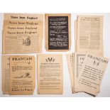 A collection of WWII propaganda pamphlets: including 'News from England' No.1 & No.