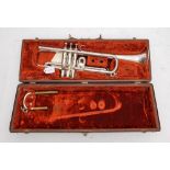 A Boosey & Hawkes 'Clippertone' trumpet numbered '141426' to bell,