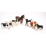 A group of seven Beswick animals: including Ch.