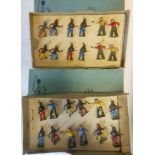 Britains 'A' Series Set No 6A Cowboys and North American Indians on Foot,