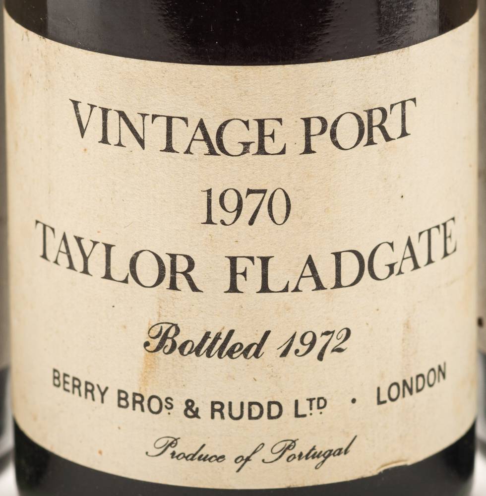 Seven bottles of Taylor Fladgate Vintage port, 1970, Berry Bros & Rudd Ltd. - Image 2 of 3