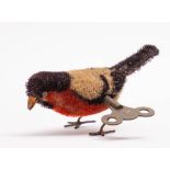 An early 20th century clockwork finch by Bing or similar,