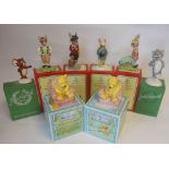 Royal Doulton, Winnie The Pooh Collection, Winnie-the-Pooh in armchair, x2, John Beswick,