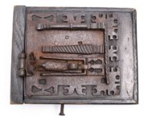 A Continental gothic 'moraillon' lock, possibly French or Spanish,