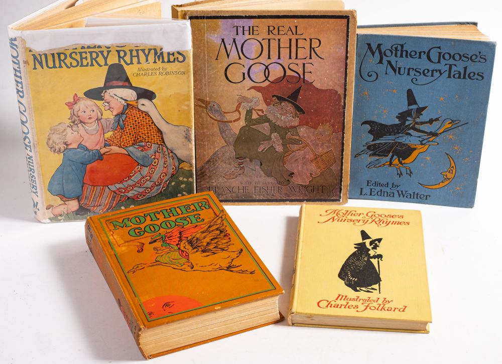 ROBINSON, Charles : (illustrator) Mother Goose Nursery Rhymes.