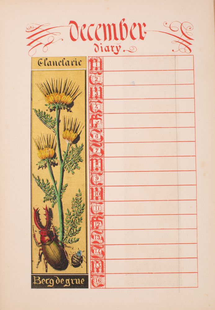 EARLY COLOUR PRINTING : [ Noel Humphreys ] The Illuminated Calendar for 1845 and home diary. - Image 5 of 5