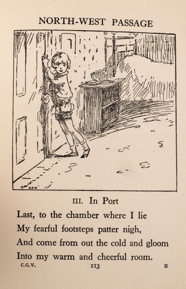 OLVER, Kate Elizabeth ... (Illustrator) : A Child's Garden of Verses by Robert Louis Stevenson. - Image 6 of 7