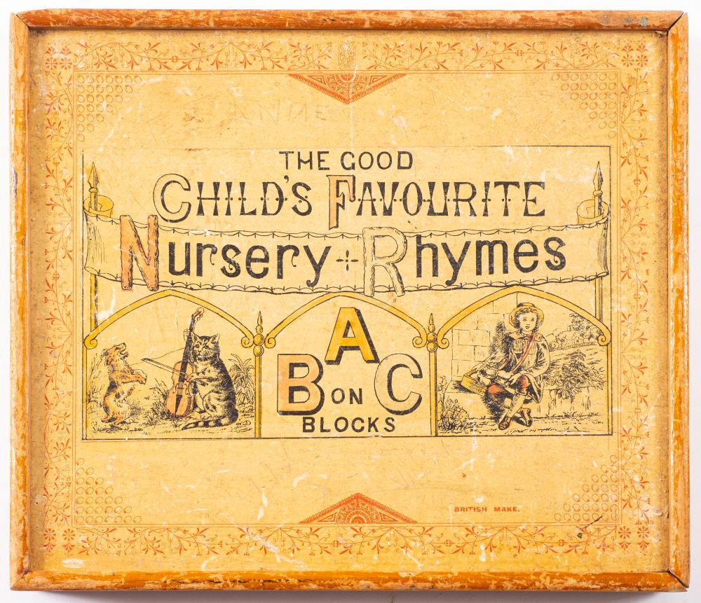 BLOCK PUZZLE : The Good Child's Favourite Nursery Rhymes. A B C on Blocks. - Image 2 of 3