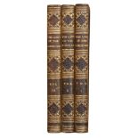 COOPER, James Fenimore - The Last of the Mohican's; a Narrative of 1757 : half gilt calf, small 8vo,