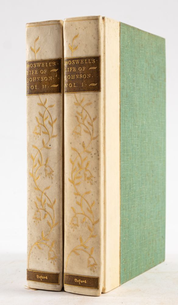 BINDINGS : Boswell's Life of Johnson, 2 vols, cont.