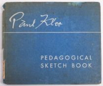 KLEE, Paul - Pedagogical Sketch Book : org. printed boards lacking most of the spine.