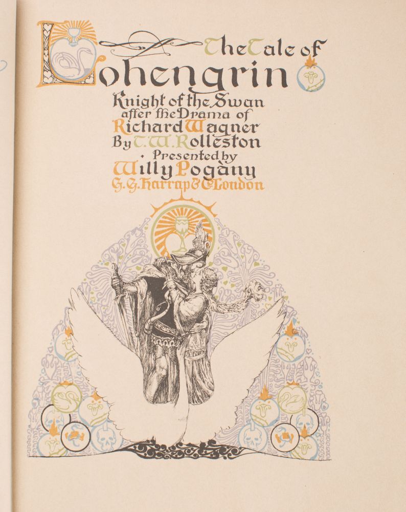 POGANY, Willy : (Illustrator).... The Tale of Lohengrin : By Rolleston, T.W. - Image 3 of 7