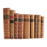 BINDINGS - Shakspeare, William, The Works, full gilt calf, 8vo, Warne, 1895.