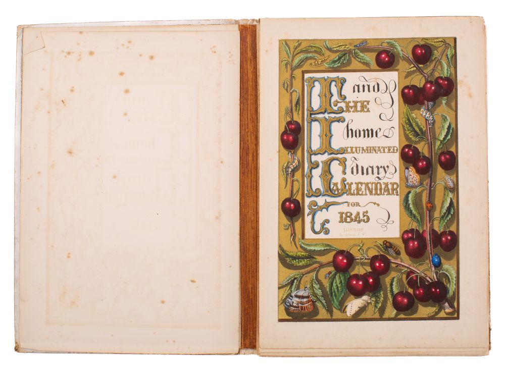 EARLY COLOUR PRINTING : [ Noel Humphreys ] The Illuminated Calendar for 1845 and home diary. - Image 2 of 5