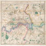 WYLD, James - A New Topographical Map of the Country in the Vicinity of London.