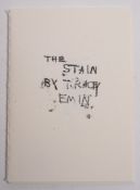 EMIN, Tracey - The Stain : 14 page miniature hand made book.