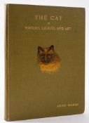 CATS : Marks, Anne. The Cat in History, Legend, and Art. Original bright pictorial cloth. 4to.