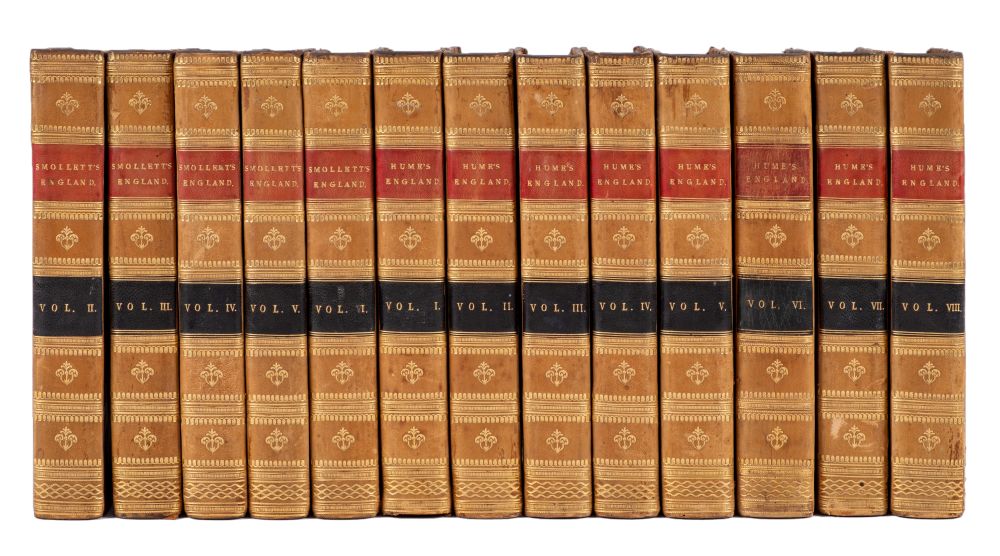 BINDINGS : Hume, David, The History of England, 8 vols,cont.