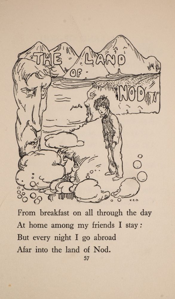 OLVER, Kate Elizabeth ... (Illustrator) : A Child's Garden of Verses by Robert Louis Stevenson. - Image 4 of 7