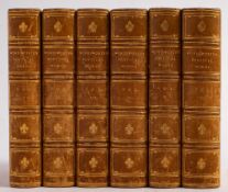 WORDSWORTH, William - The Poetical Works : 6 vols, tan straight grain gilt morocco, 8vo, Moxon,