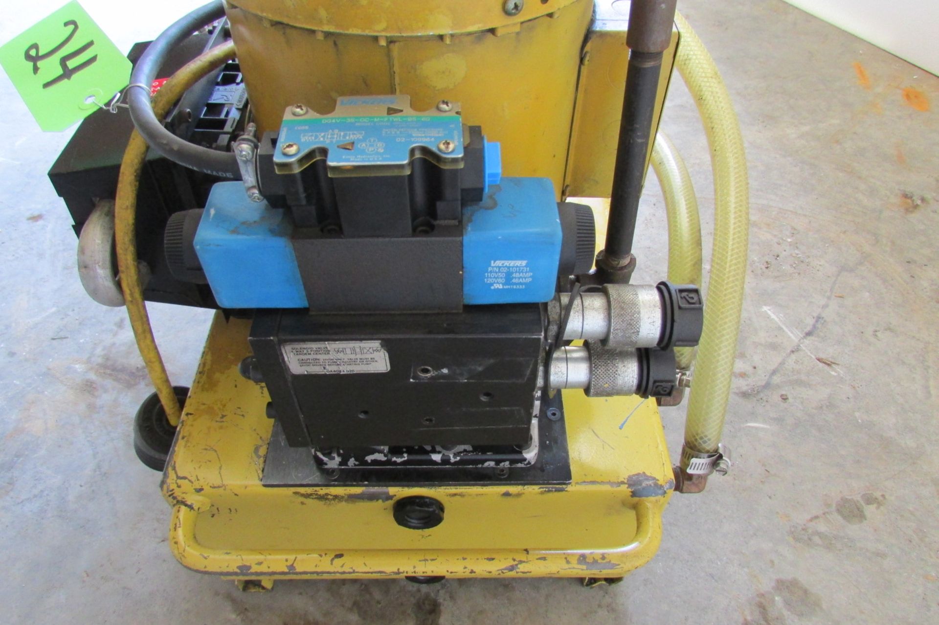 Enerpac Hydraulic Pump Model C1821 w/reservoir - Image 4 of 5